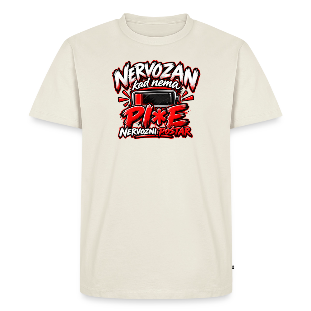 Männer Premium T-Shirt - Naturweiß