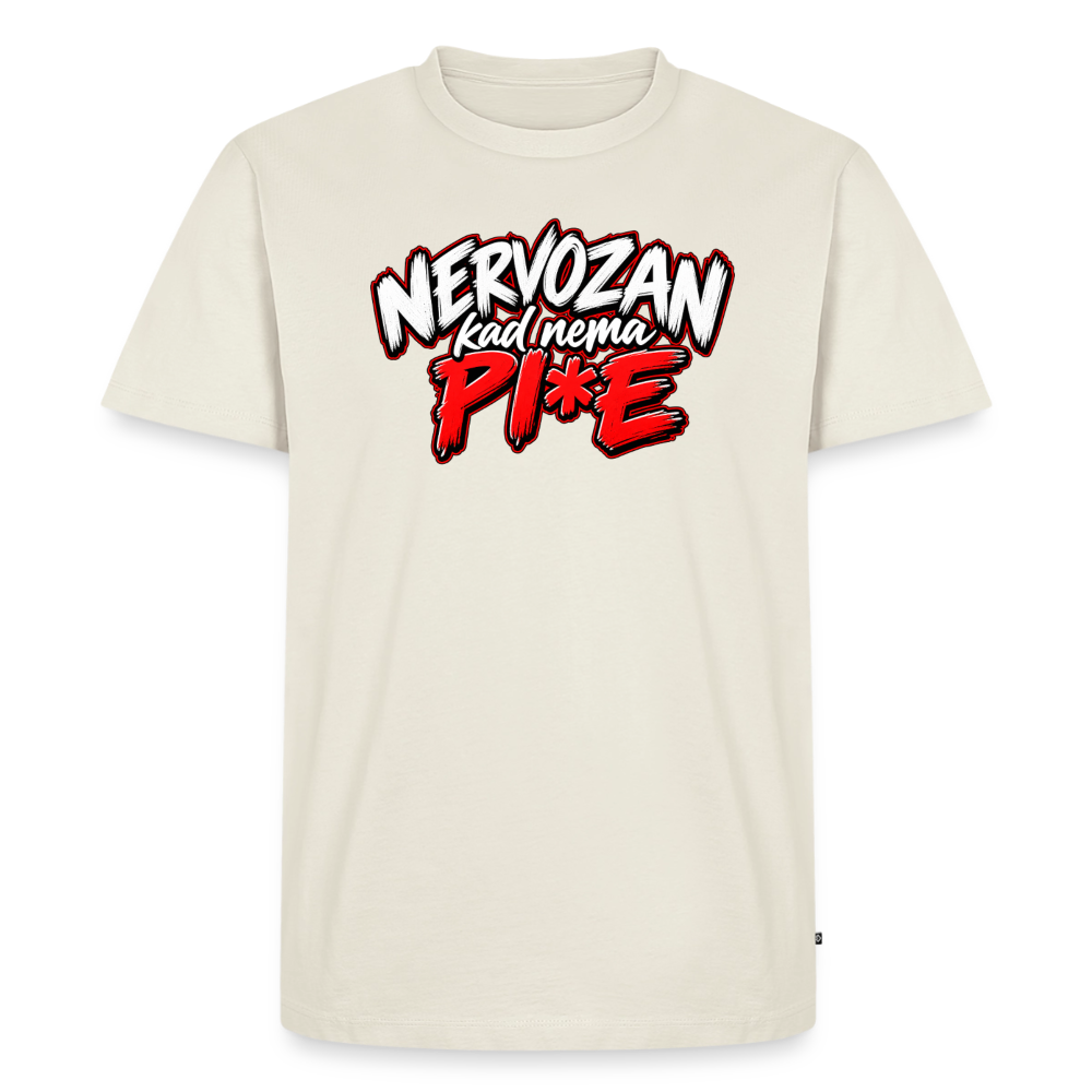 Männer Premium T-Shirt - Naturweiß