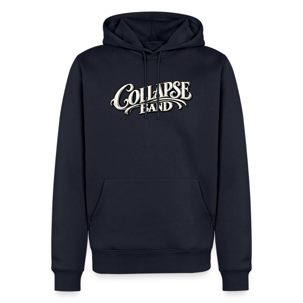 Männer Premium Hoodie - Collapse band street style - Navy