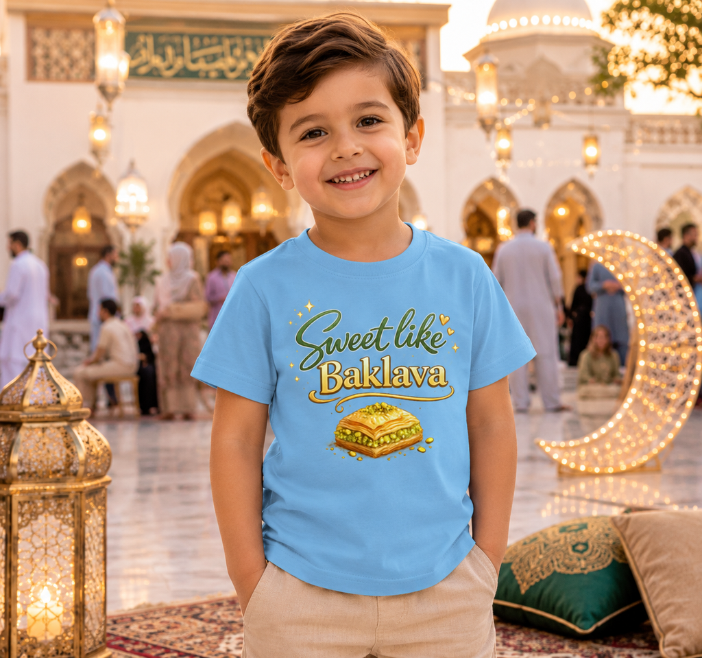 Sweet like Baklava – Kinder Basic T-Shirt | Eid Shirt