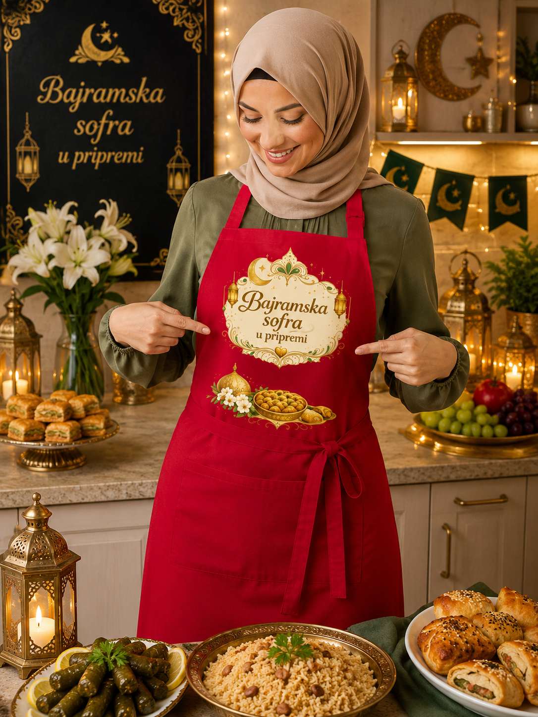 🇧🇦 Grillschürze Eid - Bajramska sofra u pripremi
