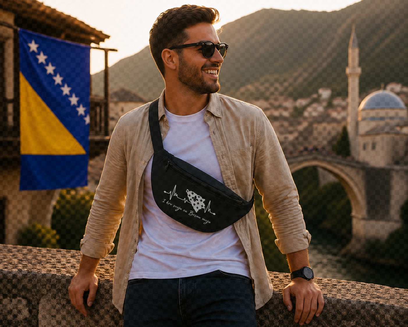 Gürteltasche Bosnien – Bosna Herzschlag