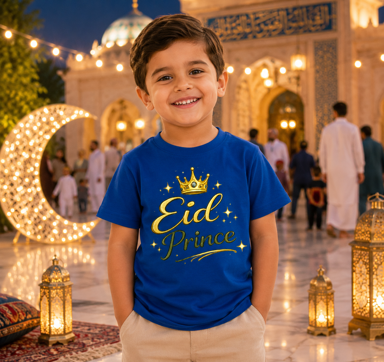 Eid Princ – Dječja osnovna majica | Bajramska majica