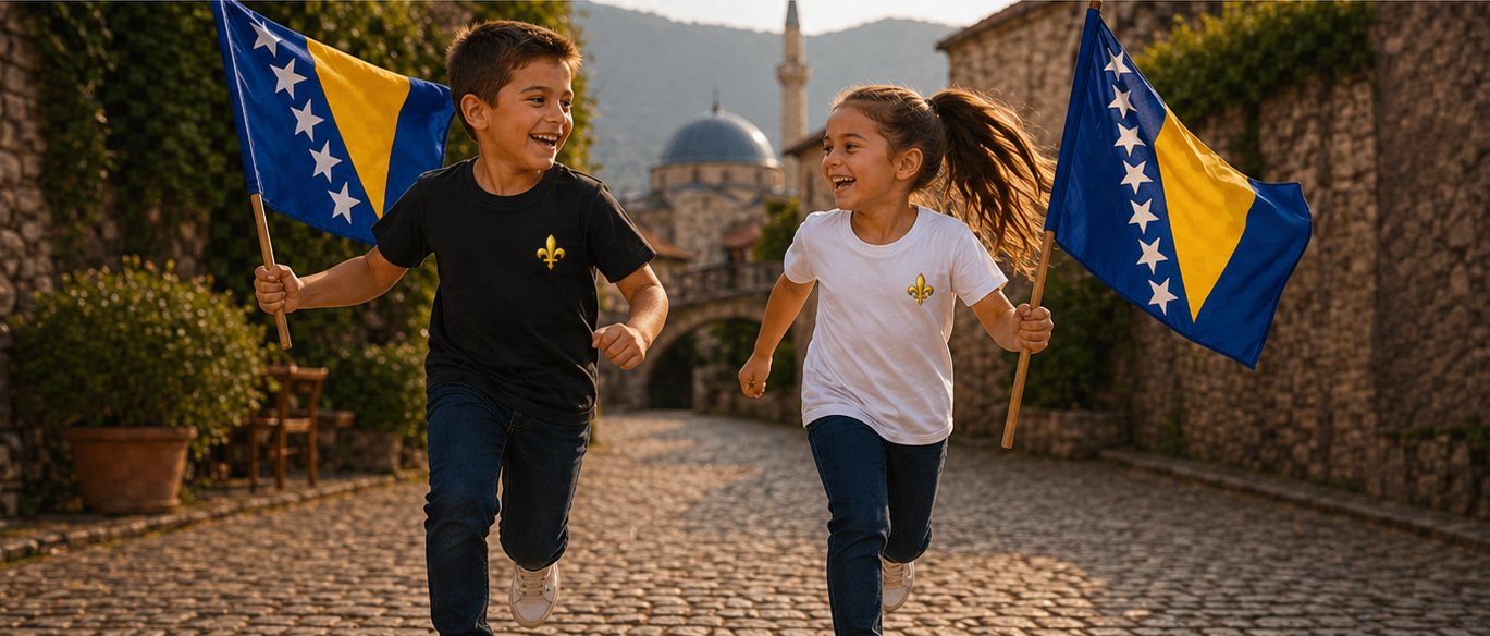 Kids Premium Organic T-Shirt - Bosnia | Lily