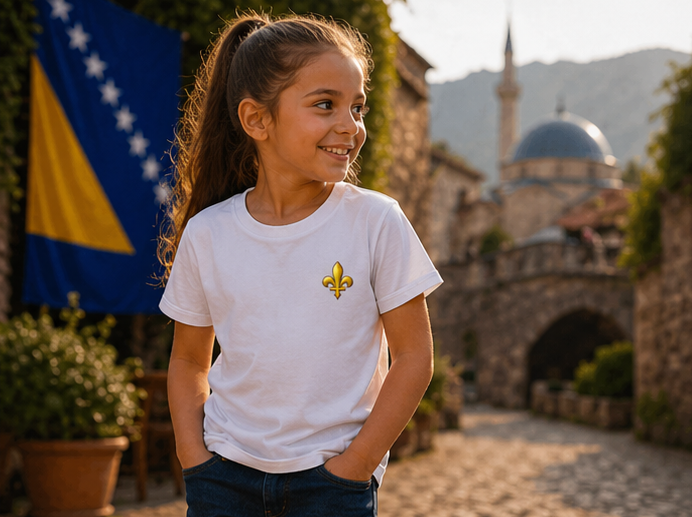 Kids Premium Organic T-Shirt - Bosnia | Lily