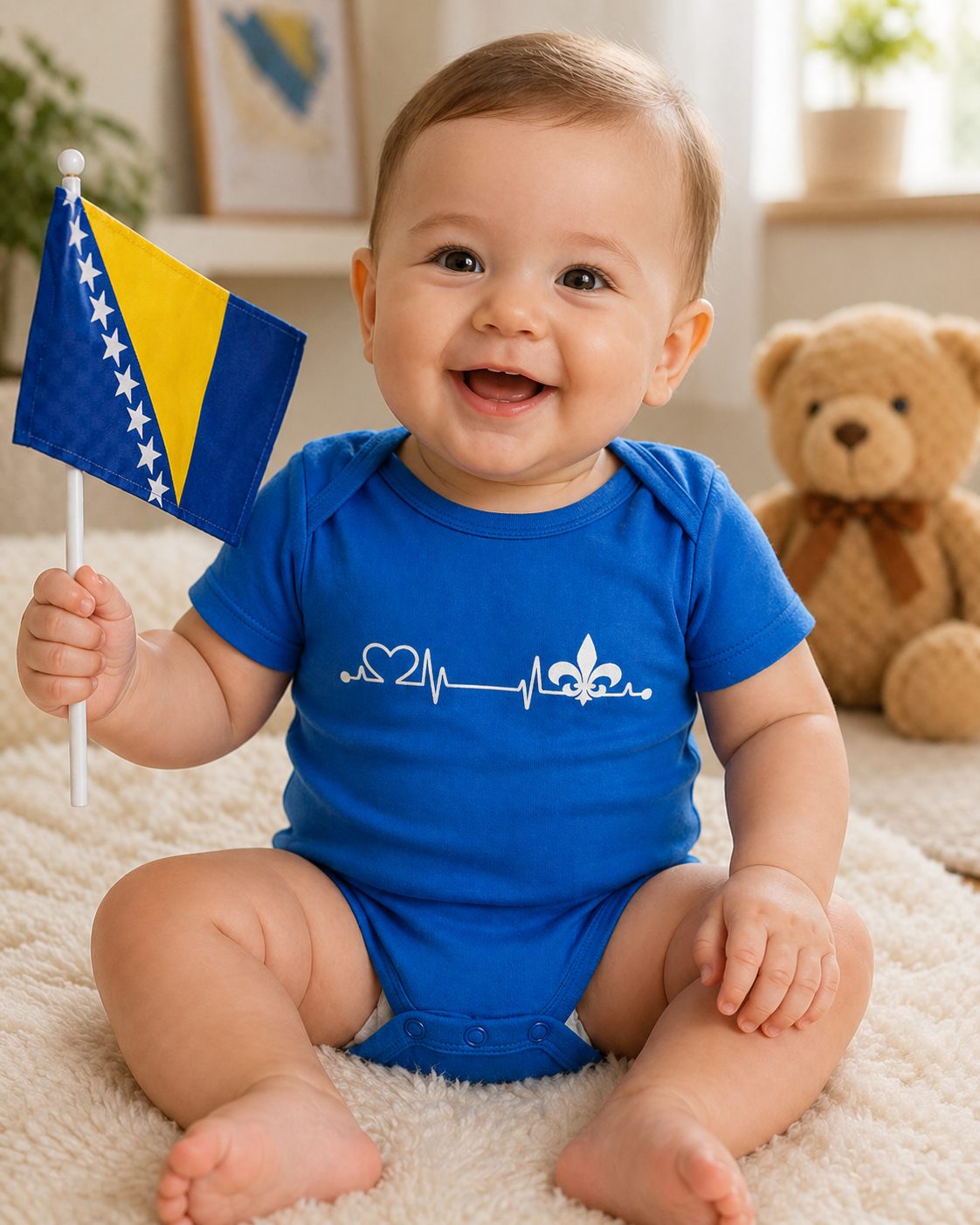 Dječiji organski bodi – Srce Bosne | Prednja štampa