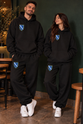 Bosnien Oversize Set – Unisex Hoodie & Fluffy Sweatpants | Wappen rechts