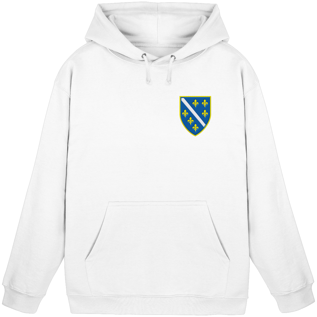 Bosanski grb – ljubav prema domovini s ponosom | Premium vez – Basic uniseks hoodie