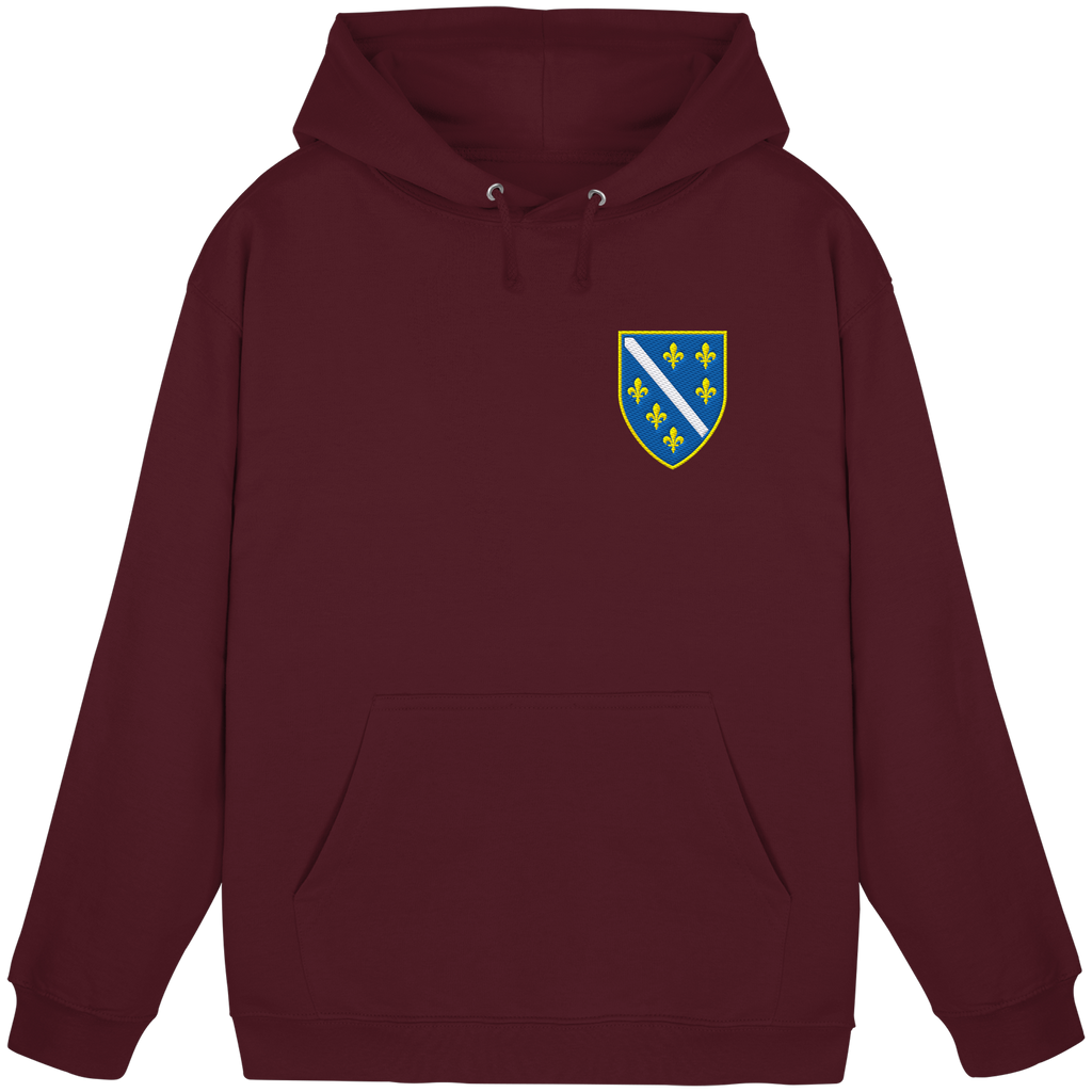 Bosanski grb – ljubav prema domovini s ponosom | Premium vez – Basic uniseks hoodie