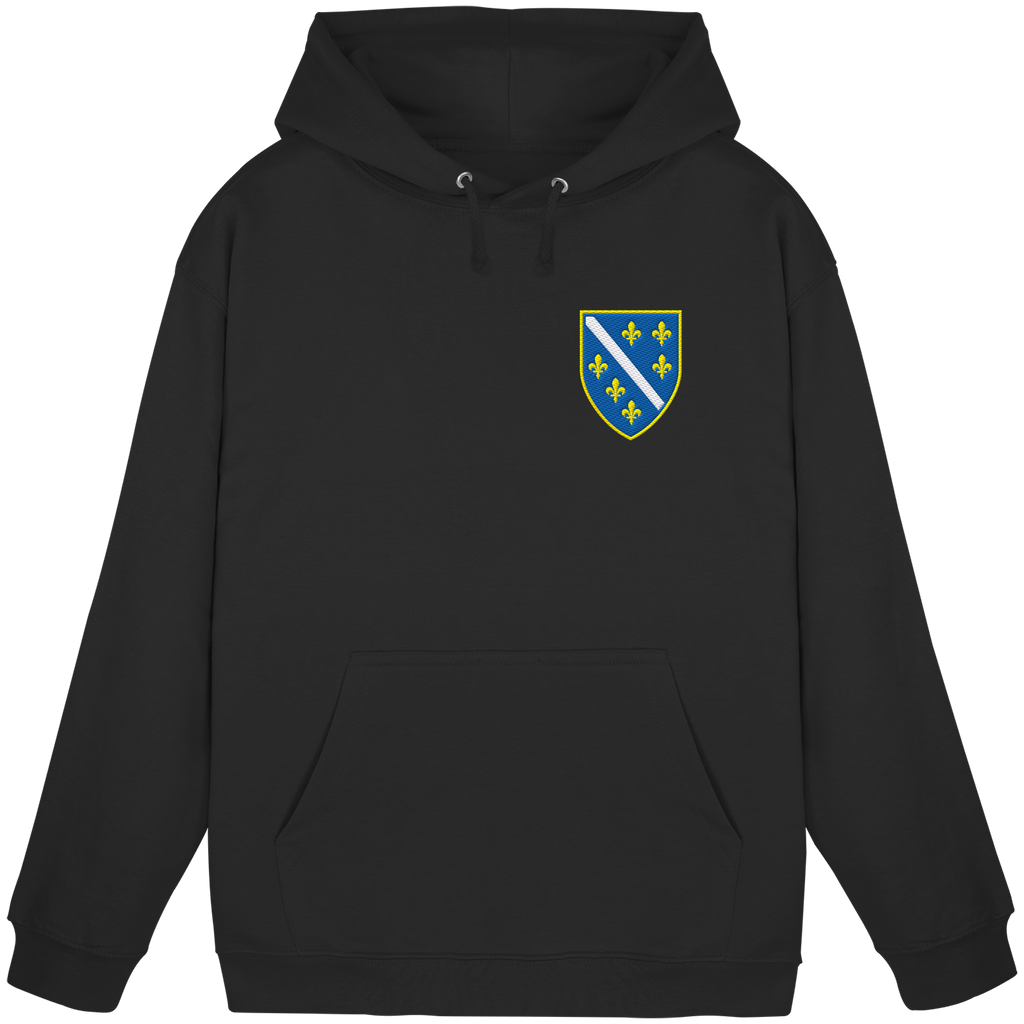 Bosanski grb – ljubav prema domovini s ponosom | Premium vez – Basic uniseks hoodie