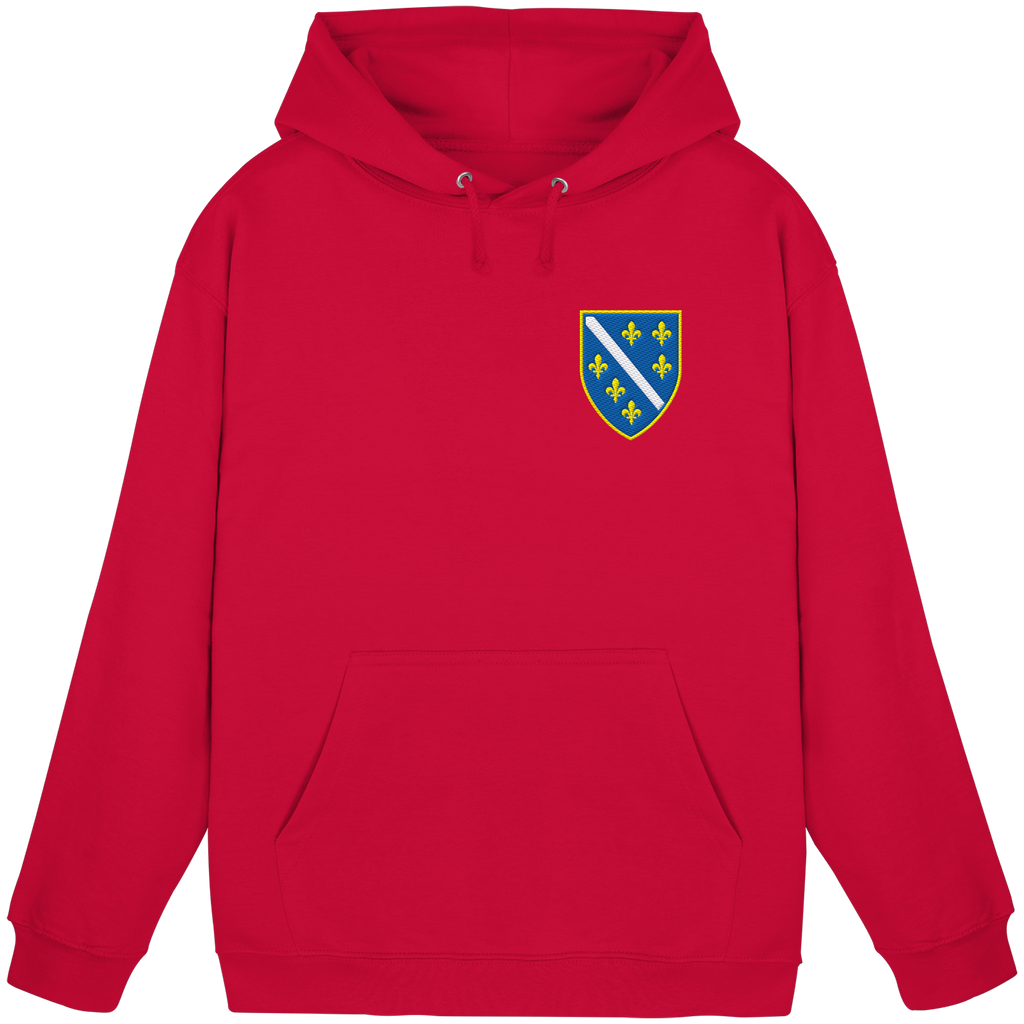 Bosanski grb – ljubav prema domovini s ponosom | Premium vez – Basic uniseks hoodie