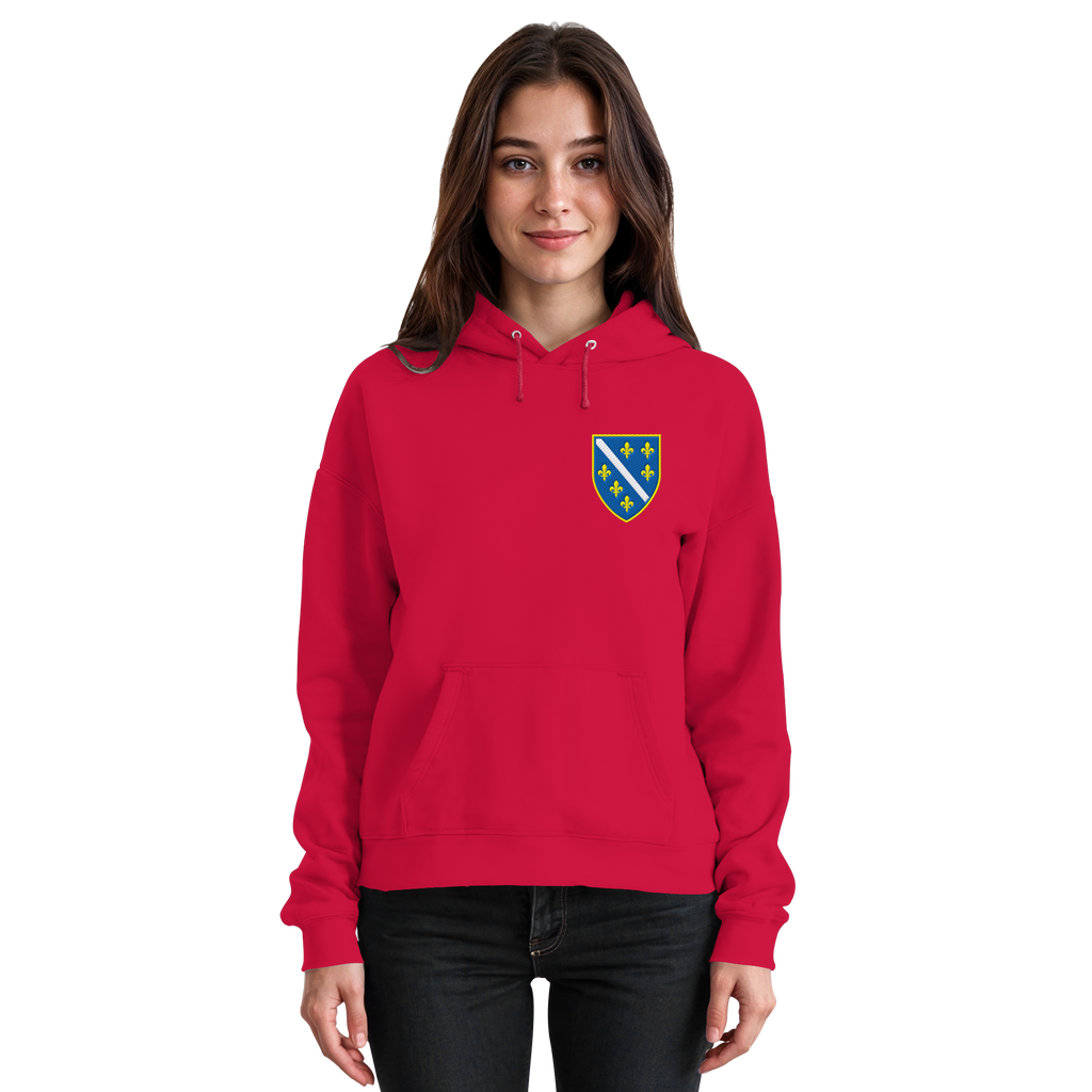 Bosanski grb – ljubav prema domovini s ponosom | Premium vez – Basic uniseks hoodie