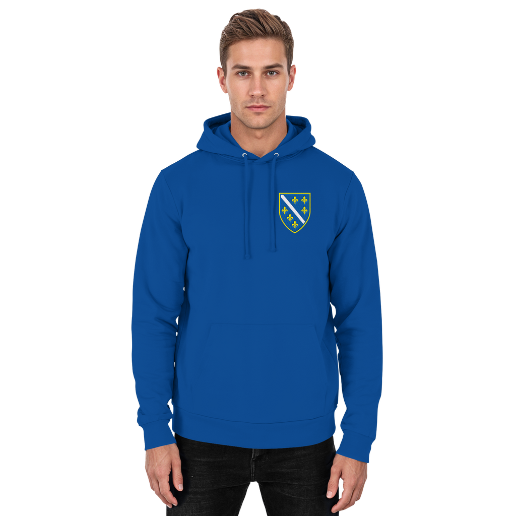 Bosanski grb – ljubav prema domovini s ponosom | Premium vez – Basic uniseks hoodie