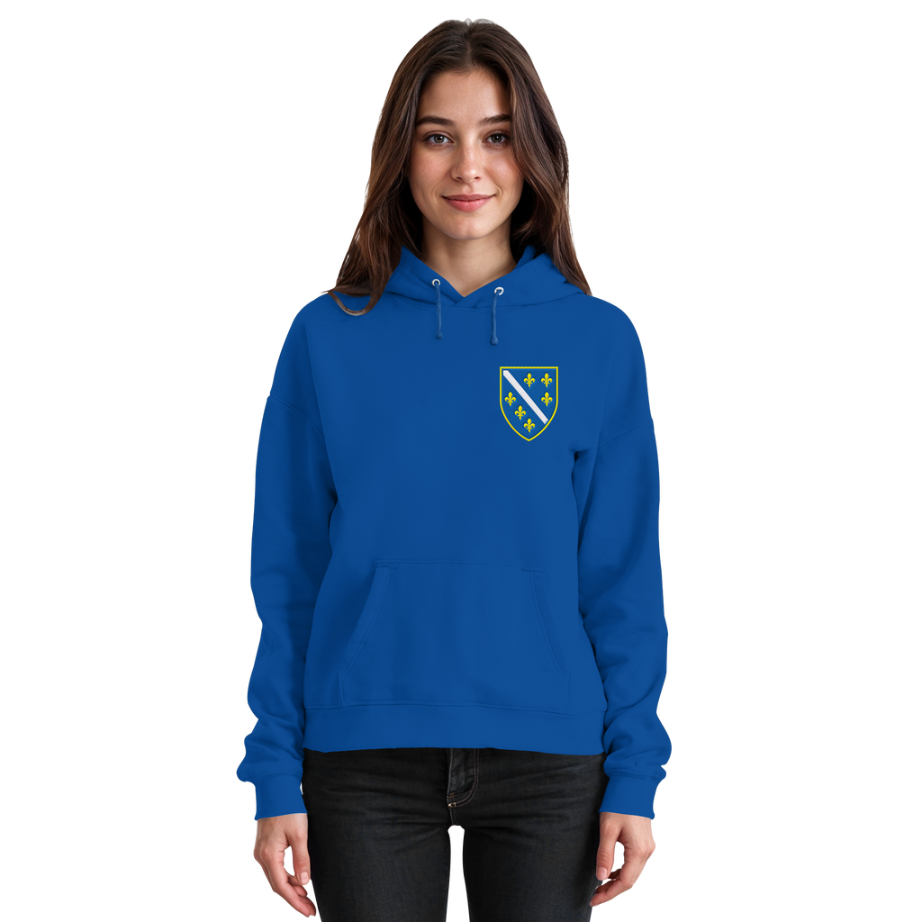 Bosanski grb – ljubav prema domovini s ponosom | Premium vez – Basic uniseks hoodie
