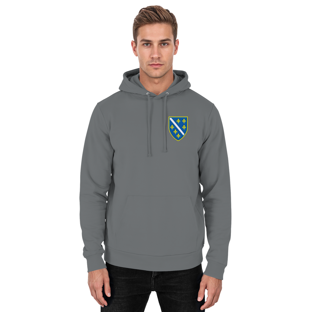 Bosanski grb – ljubav prema domovini s ponosom | Premium vez – Basic uniseks hoodie