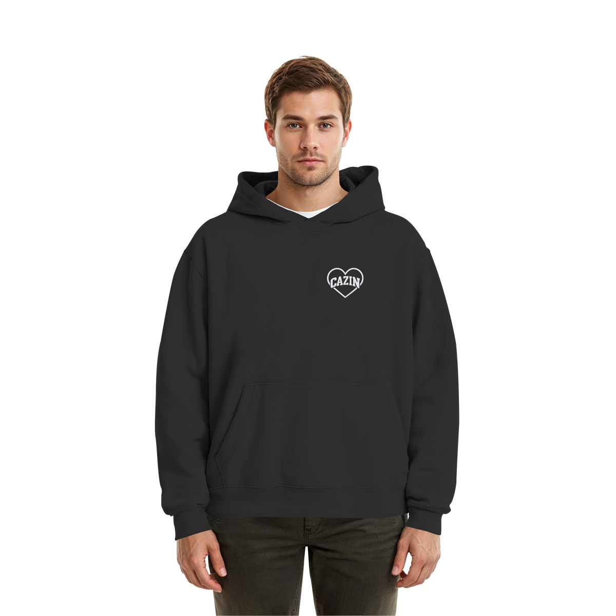 CAZIN IM HERZEN - Fluffy Boxcut Hoodie