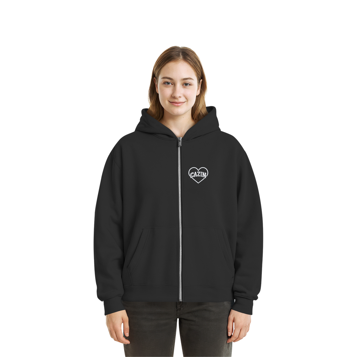 CAZIN IM HERZEN - Fluffy Boxcut Zipper