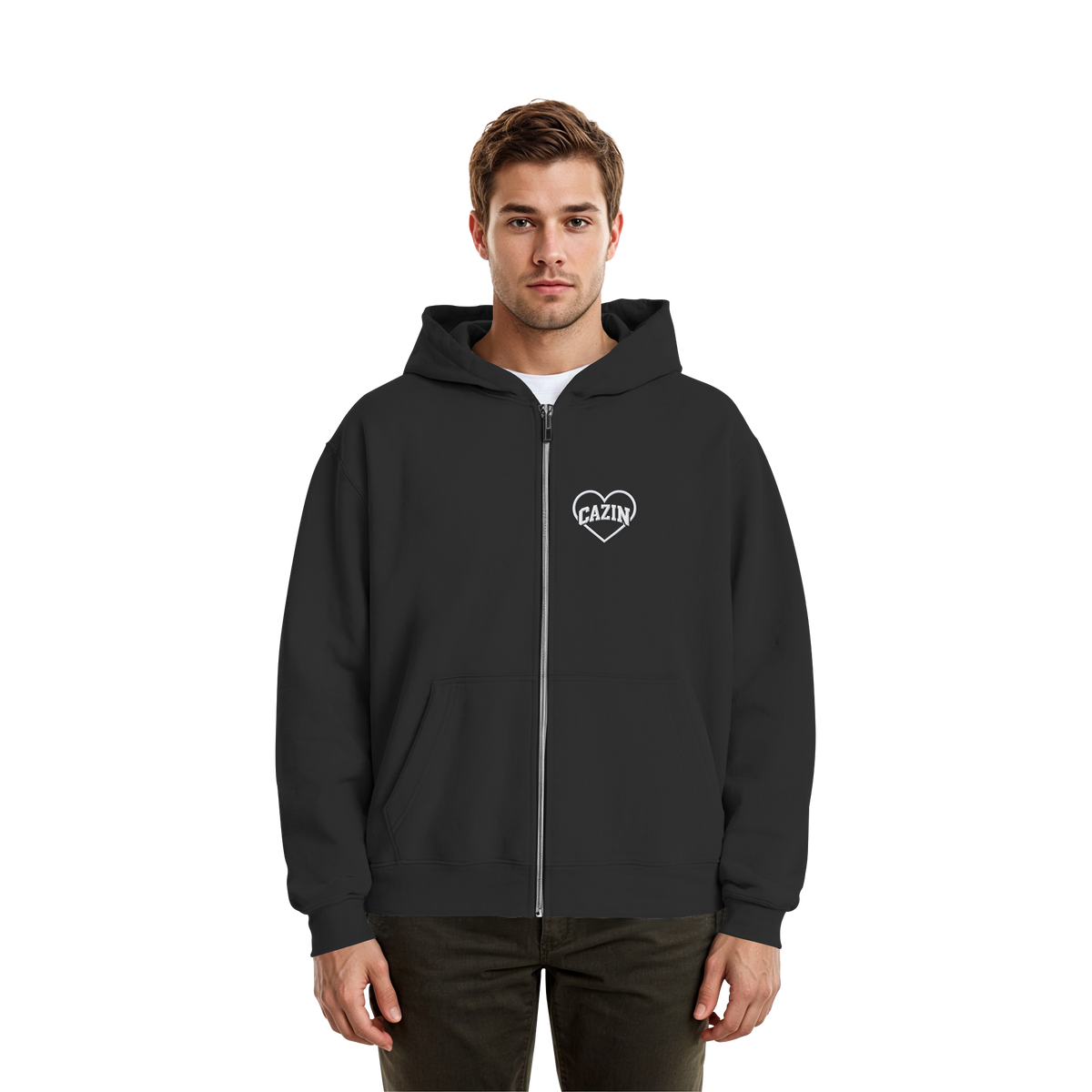 CAZIN IM HERZEN - Fluffy Boxcut Zipper