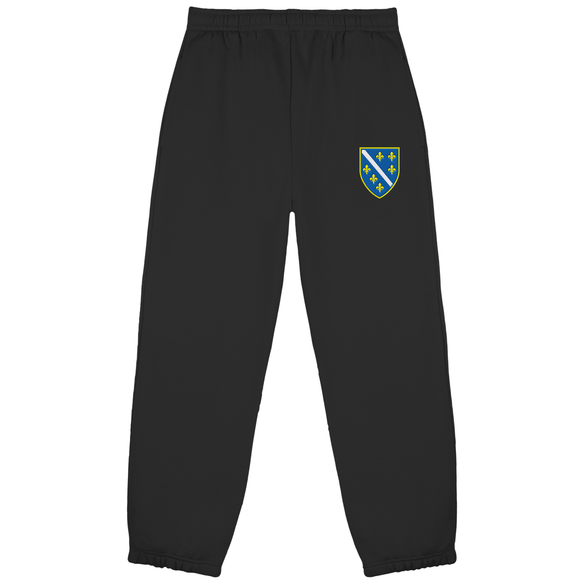Bosnisches Wappen – Heimatliebe mit Stolz | Premium Stickerei - Fluffy Sweatpants