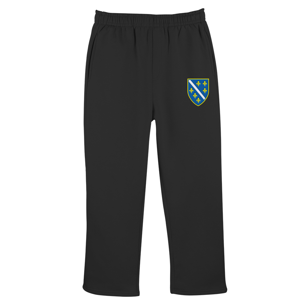 Bosnisches Wappen – Heimatliebe mit Stolz | Premium Stickerei - Fluffy Track Sweatpants