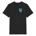 Bosnisches Wappen – Heimatliebe mit Stolz | Premium Stickerei - Heavy Oversized Organic Shirt