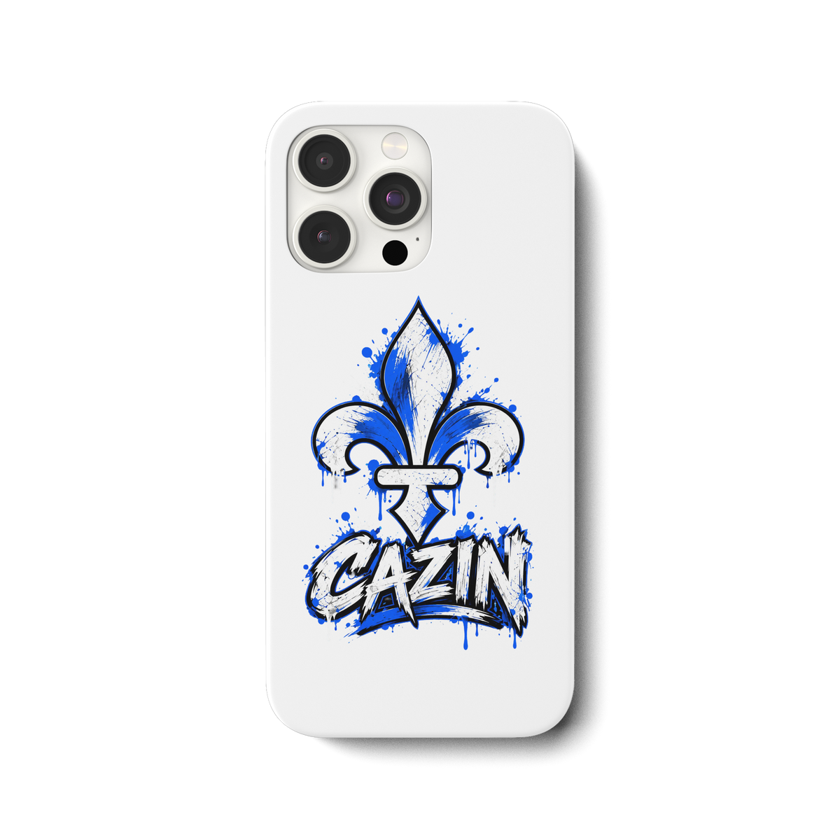 CAZIN Handyhülle – Bosnische Lilie im Graffiti-Design | Balkan Style - iPhone 15 Pro Max Handyhülle