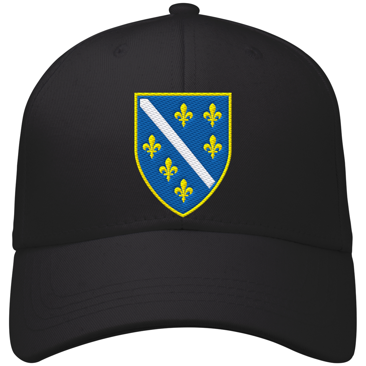 Bosnisches Wappen – Heimatliebe mit Stolz | Premium Stickerei - Organic Baseball Cap