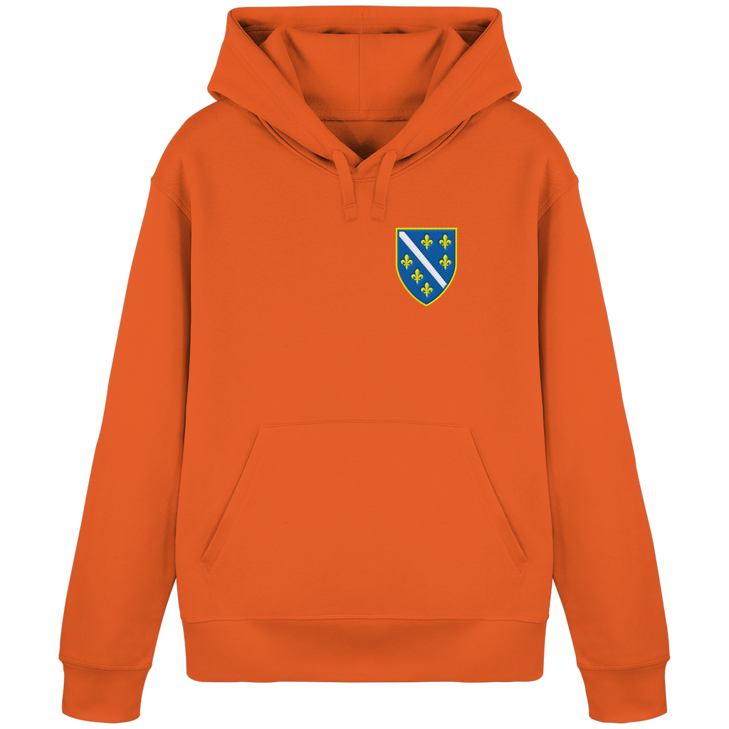 Bosanski grb – ljubav prema domovini s ponosom | Premium vez – organski basic hoodie