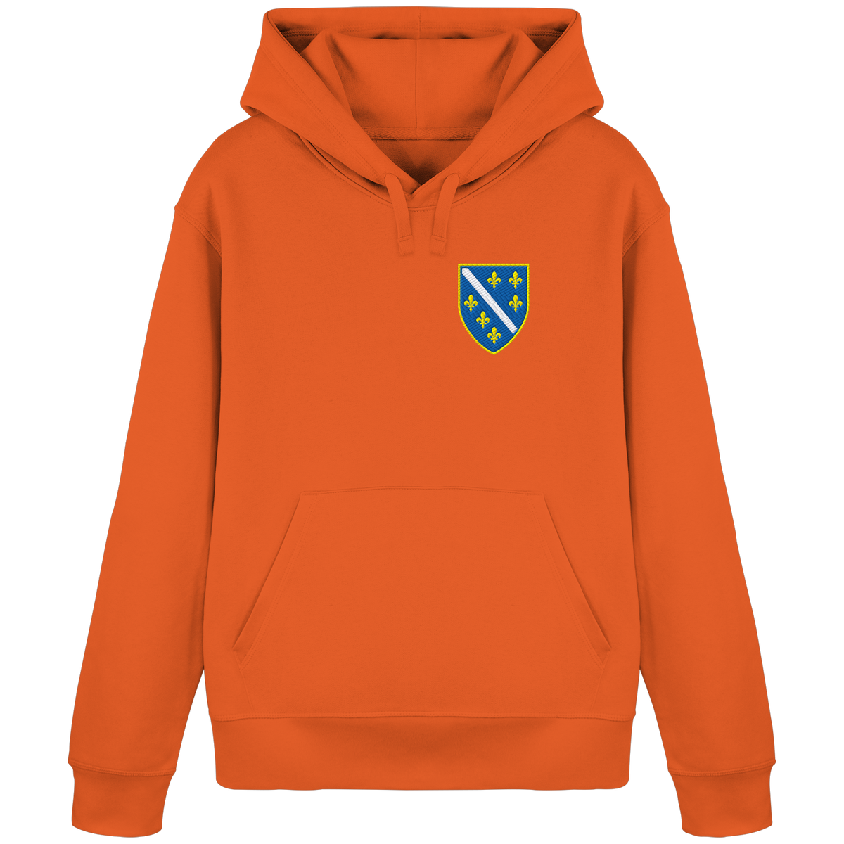 Bosanski grb – ljubav prema domovini s ponosom | Premium vez – organski basic hoodie