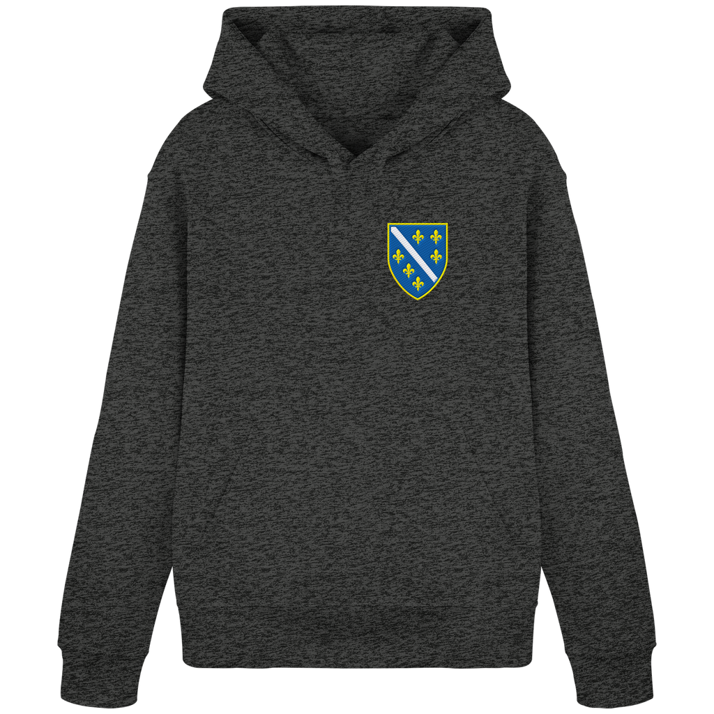 Bosanski grb – ljubav prema domovini s ponosom | Premium vez – organski basic hoodie