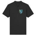 Bosnisches Wappen – Heimatliebe mit Stolz | Premium Stickerei - Organic Fitted Poloshirt