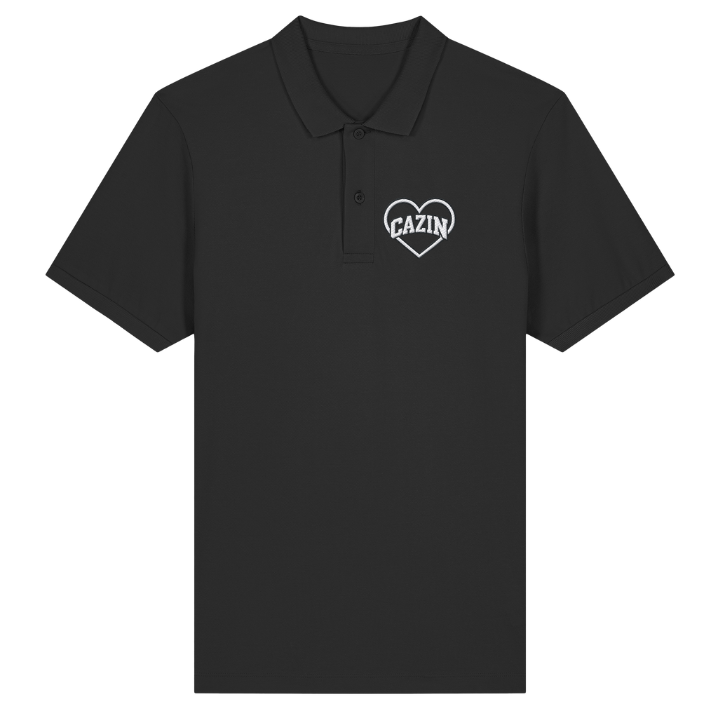 CAZIN IM HERZEN - Organic Fitted Poloshirt