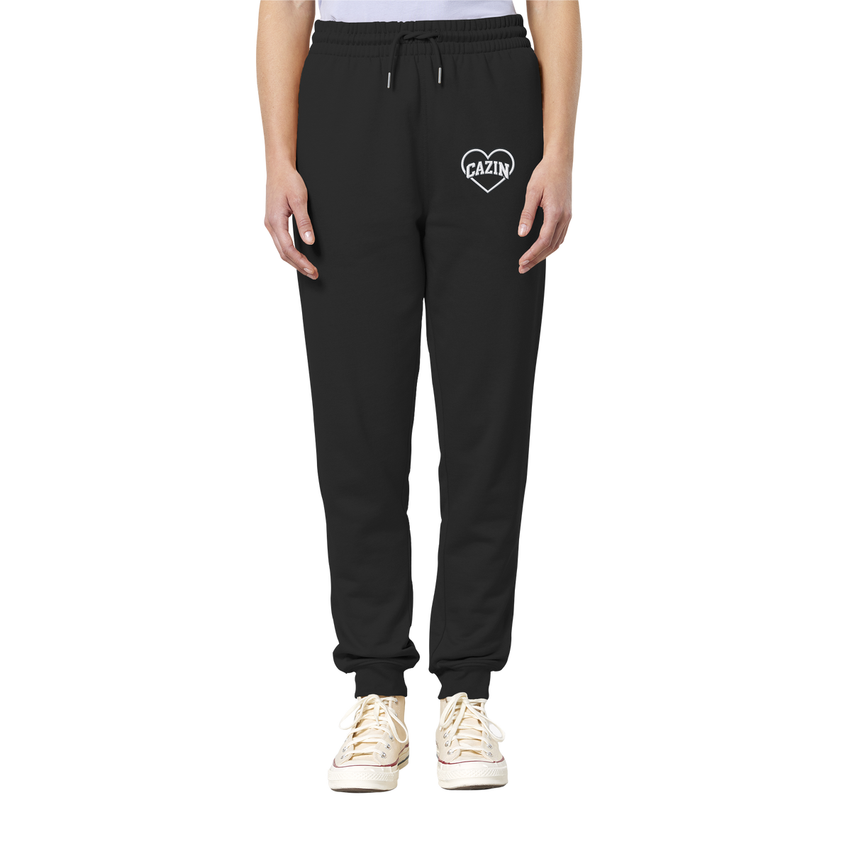 CAZIN Premium organske jogger hlače sa vezom srca | Unisex