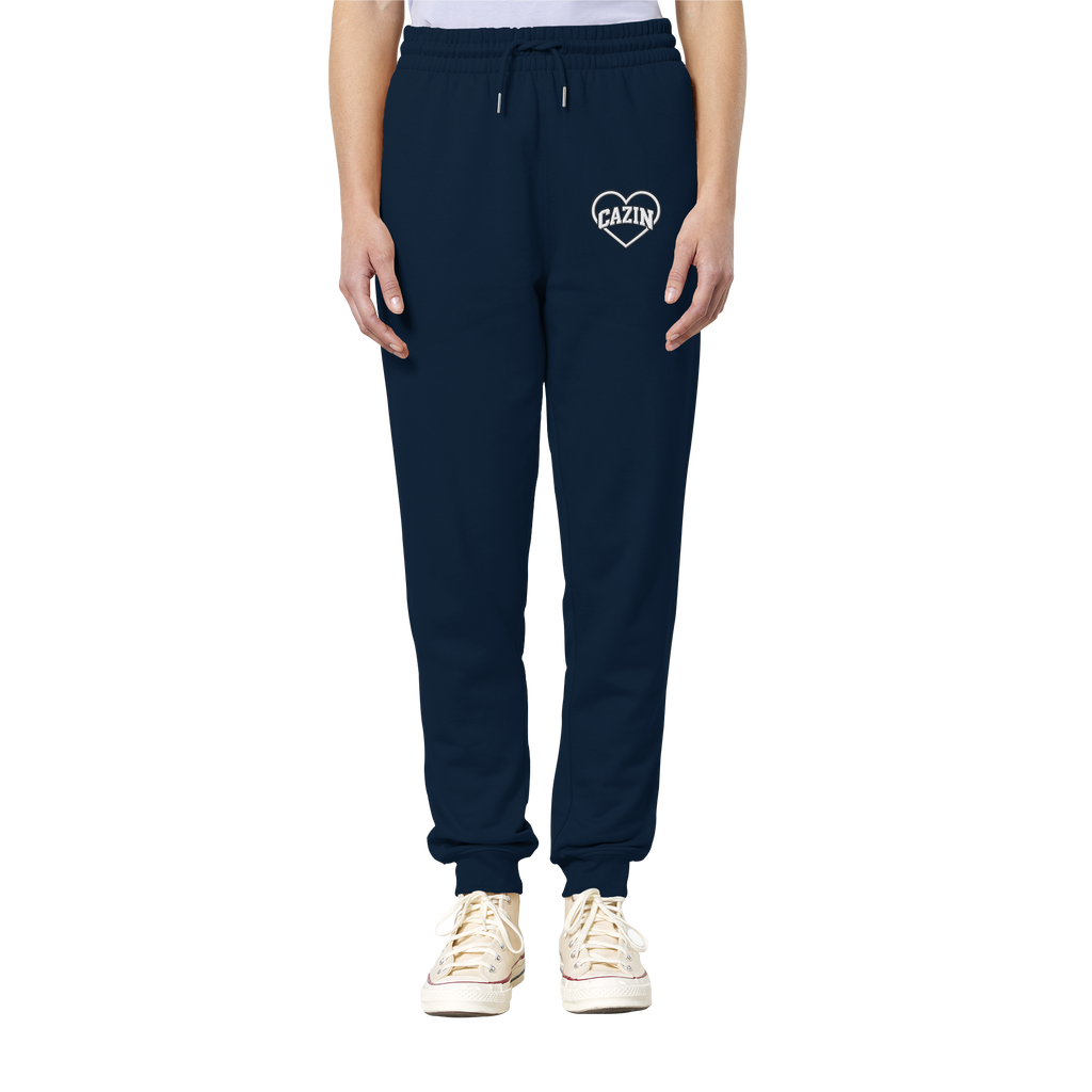 CAZIN Premium Bio Jogginghose mit Herz-Stickerei | Unisex