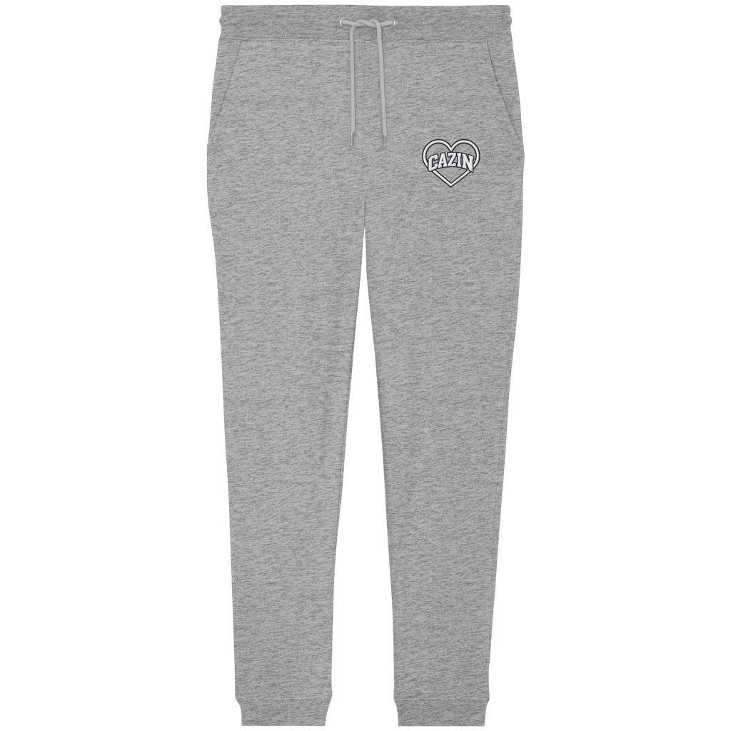 CAZIN Premium Bio Jogginghose mit Herz-Stickerei | Unisex