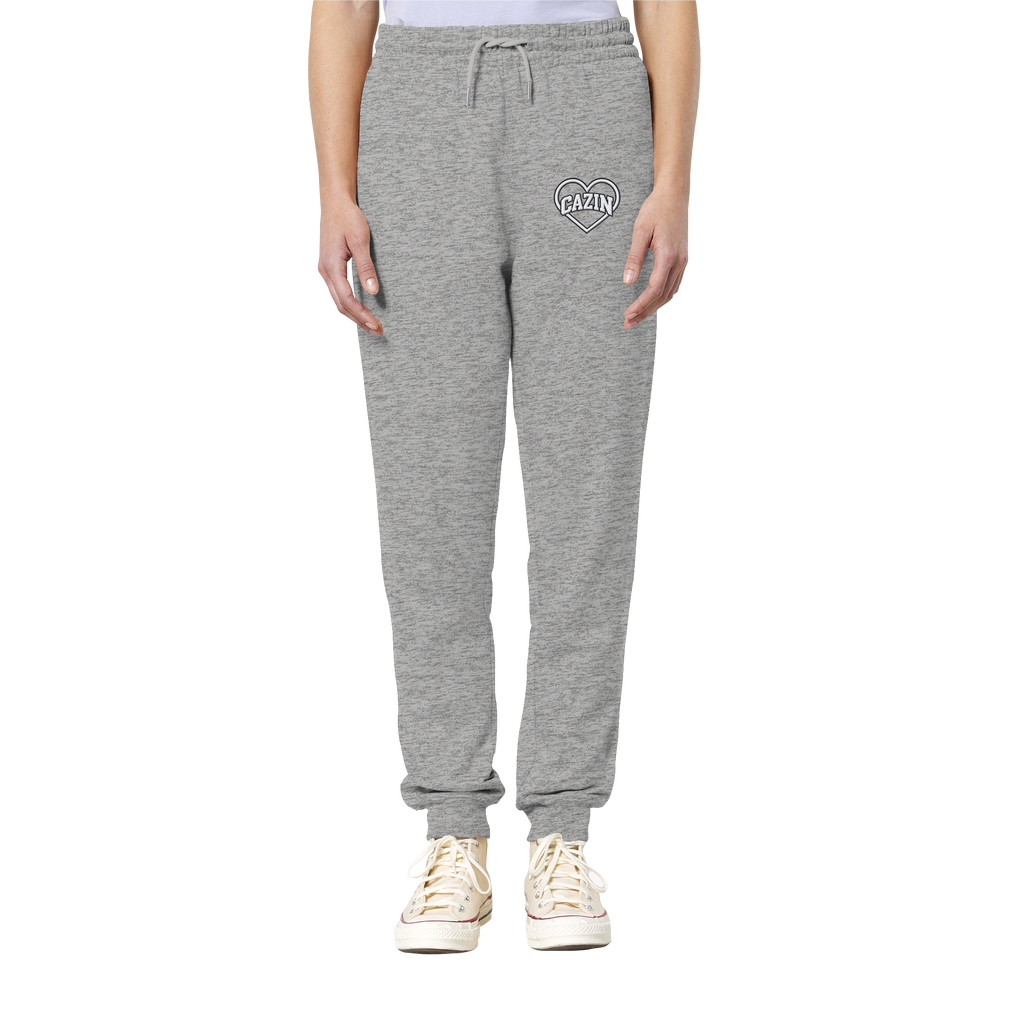 CAZIN Premium Bio Jogginghose mit Herz-Stickerei | Unisex