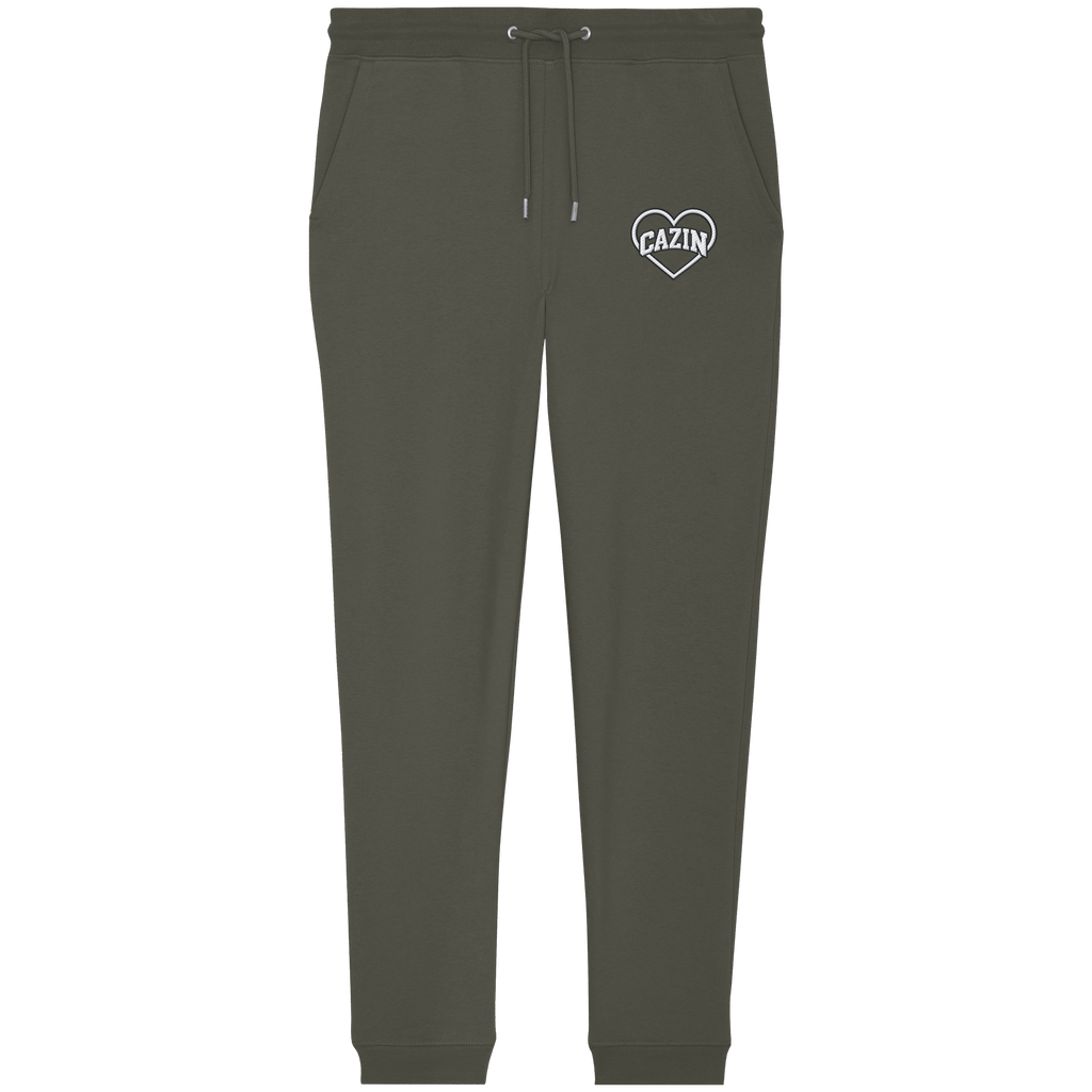 CAZIN Premium Bio Jogginghose mit Herz-Stickerei | Unisex