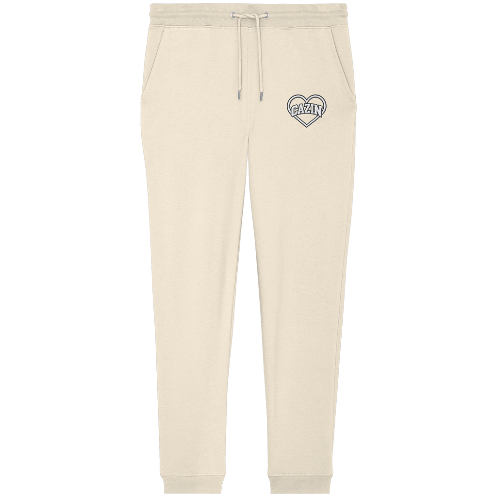 CAZIN Premium Bio Jogginghose mit Herz-Stickerei | Unisex