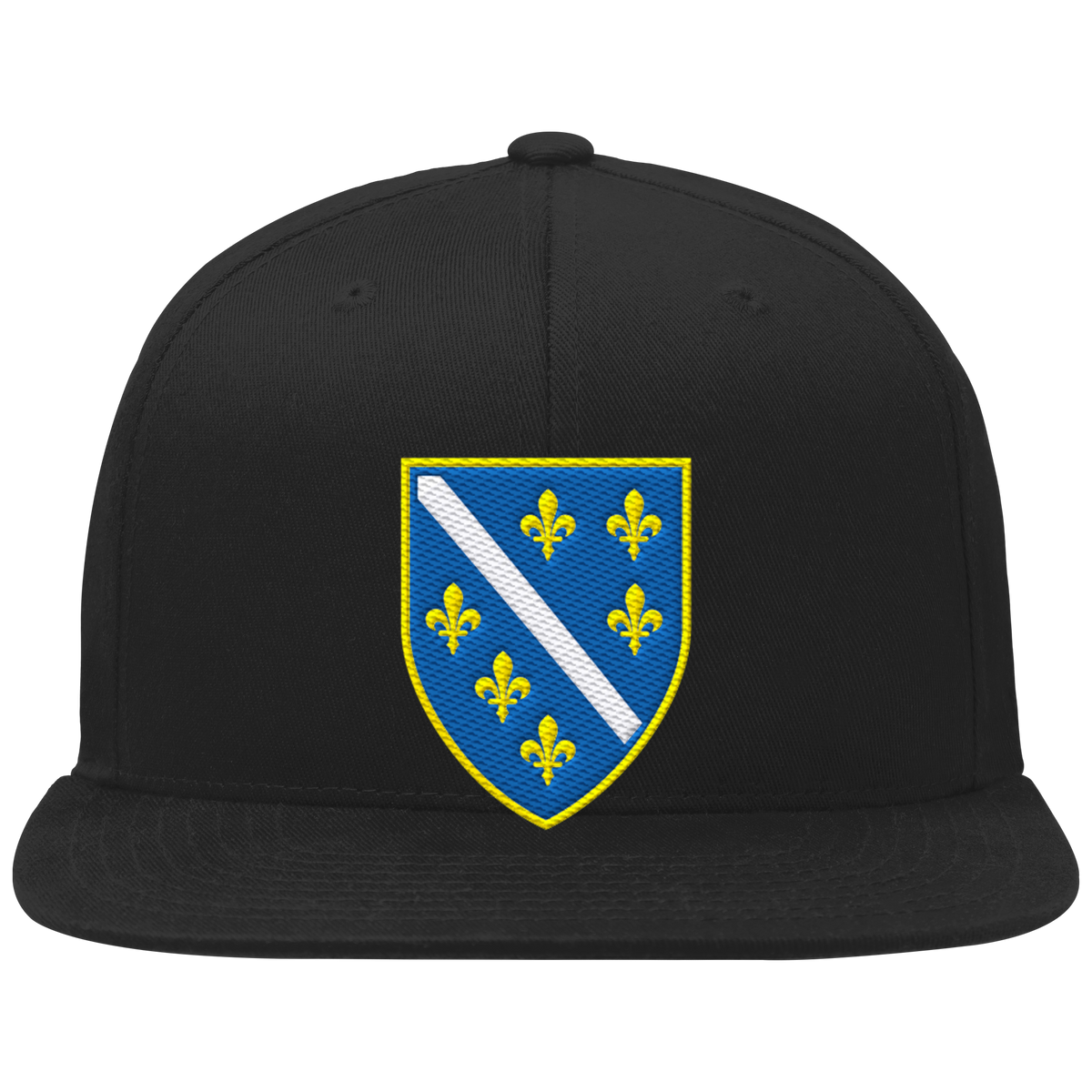 Bosnisches Wappen – Heimatliebe mit Stolz | Premium Stickerei - Organic Snapback