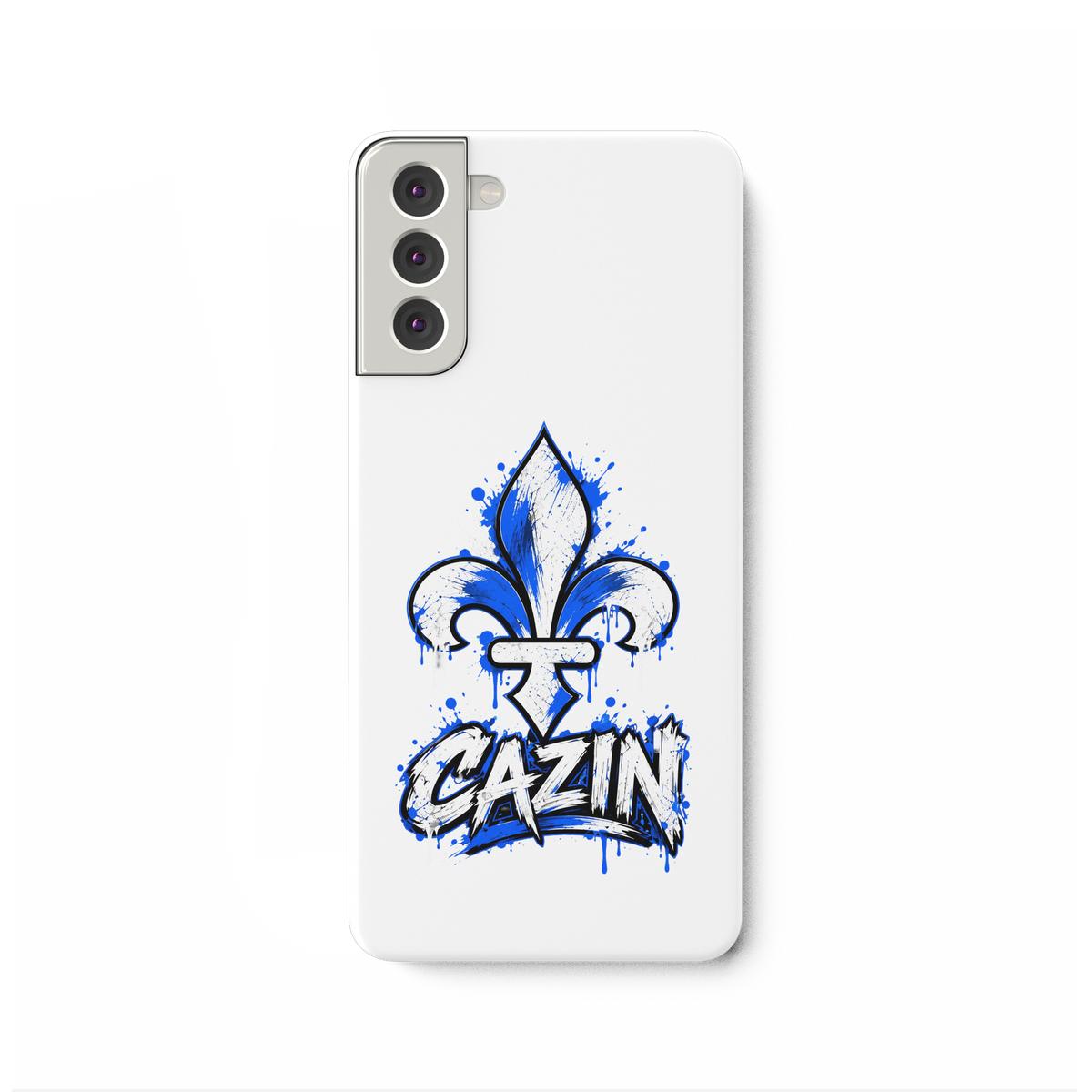 CAZIN Handyhülle – Bosnische Lilie im Graffiti-Design | Balkan Style - Samsung Galaxy S21 Plus Handyhülle