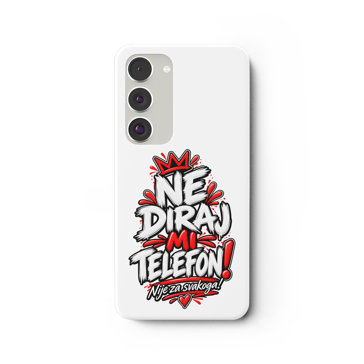 Futrola za mobitel „NE DIRAJ MI TELEFON!“ – Smiješna balkanska futrola za pametni telefon - Futrola za Samsung Galaxy S23 Plus