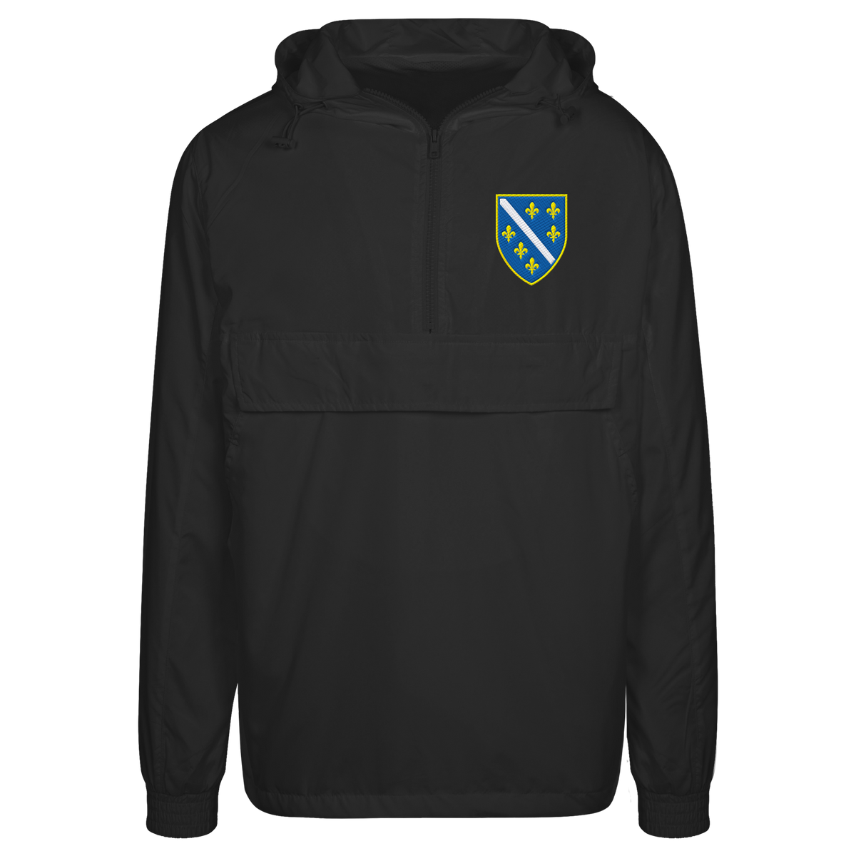 Bosnisches Wappen – Heimatliebe mit Stolz | Premium Stickerei - Urban Windbreaker