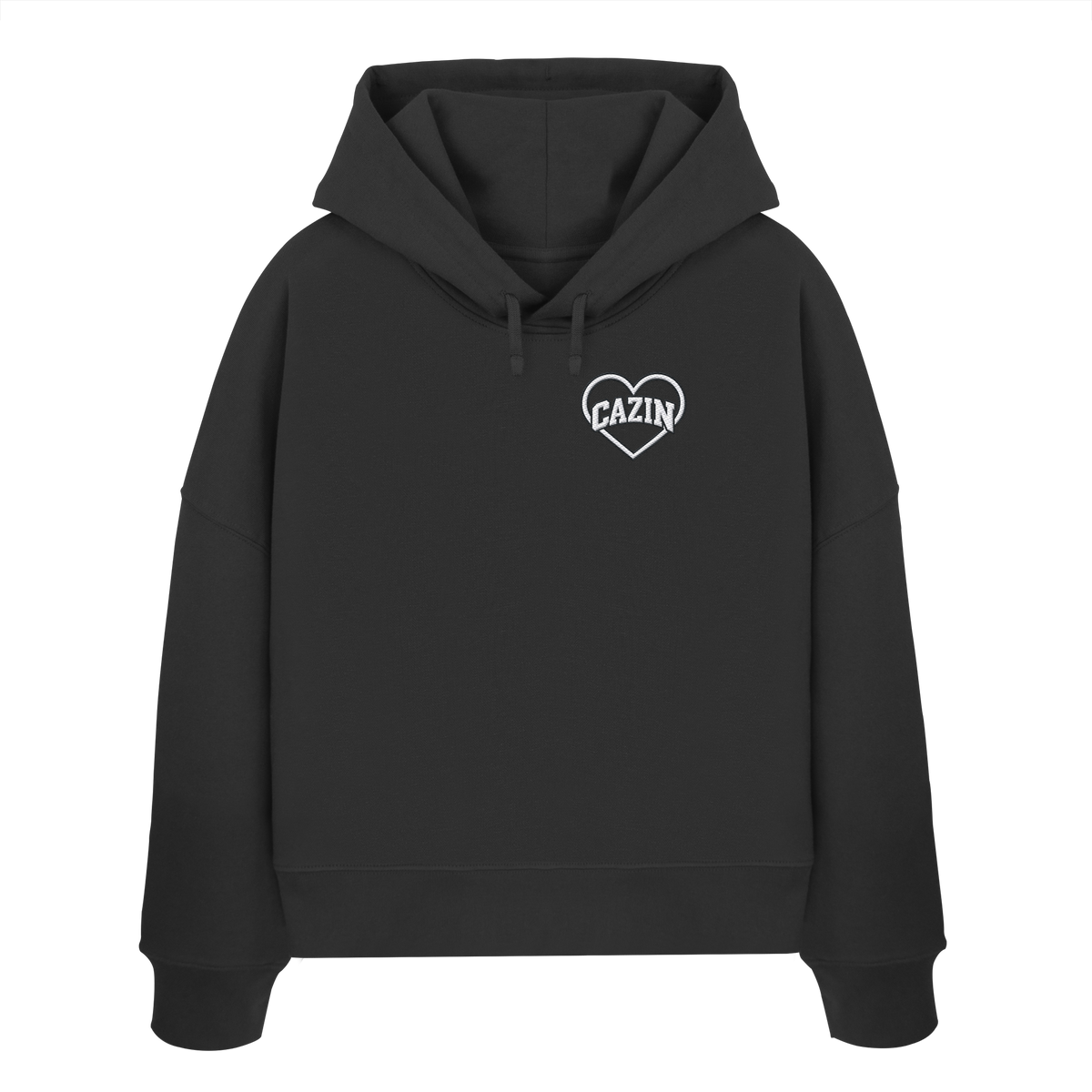 CAZIN IM HERZEN - Womens Organic Boxcut Hoodie