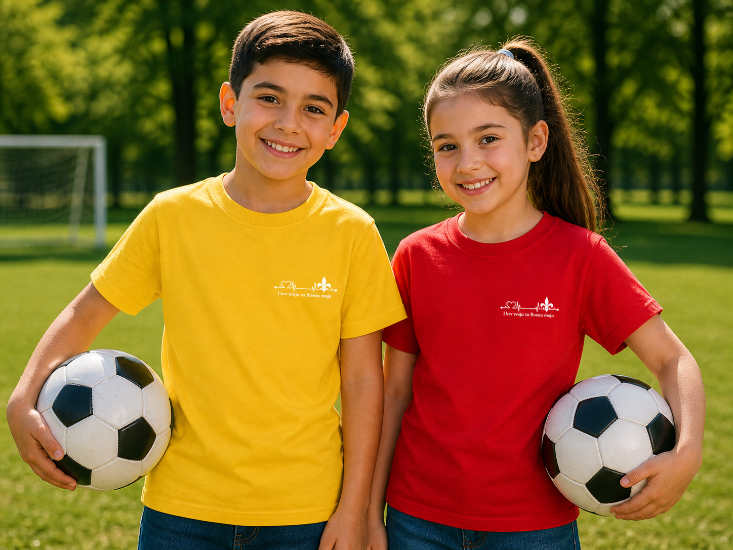 Children's Basic T-Shirt - For My Bosnia | Left Chest