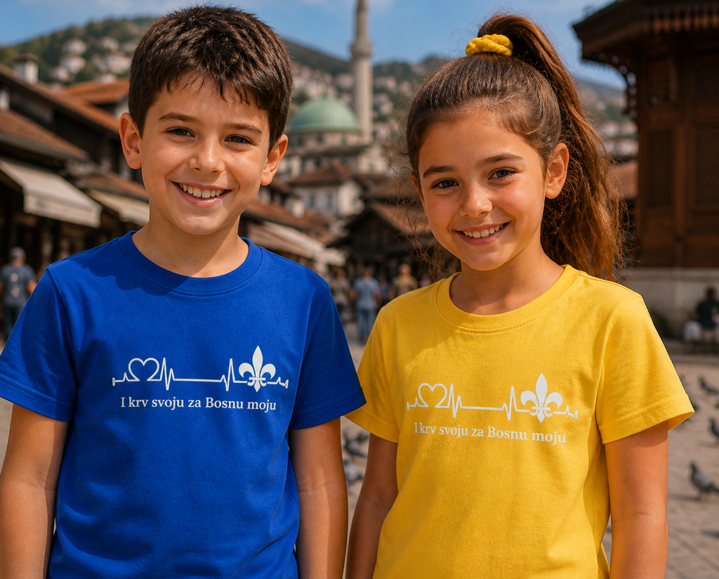 Kids Premium Bio T-Shirt – Za Bosnu Moju | Frontprint