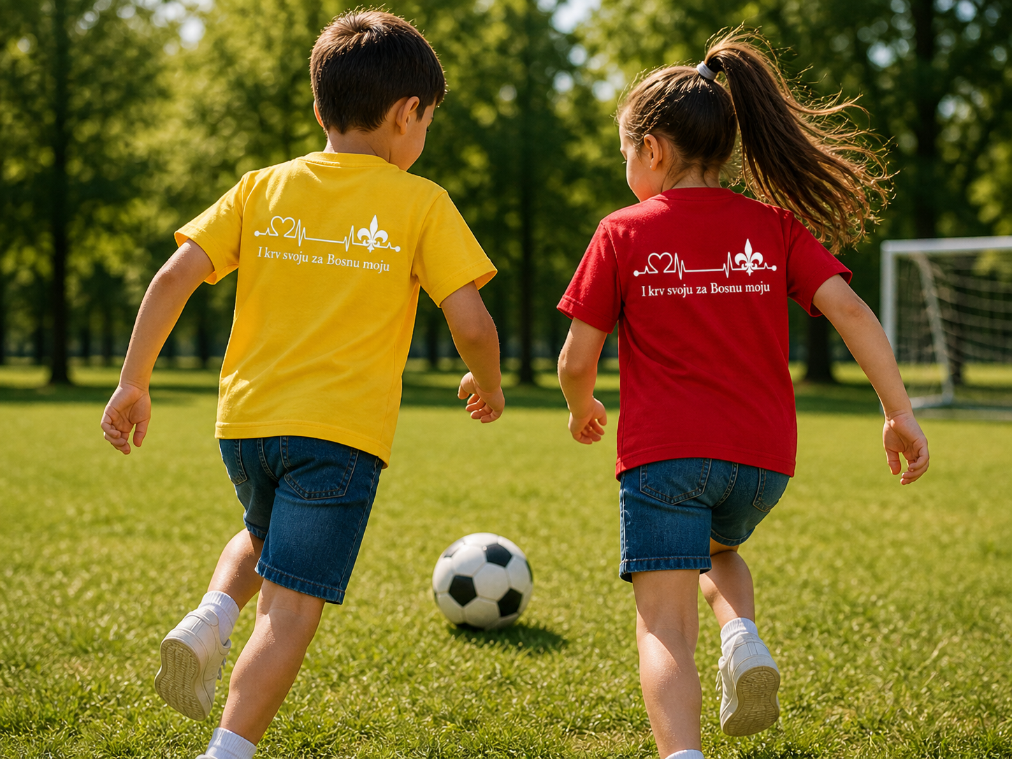 Kids Basic T-Shirt – Za Bosnu Moju | Backprint